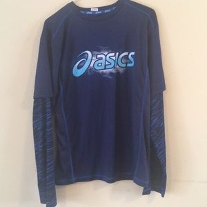 ASICS long sleeve volleyball t shirt  boys Xl